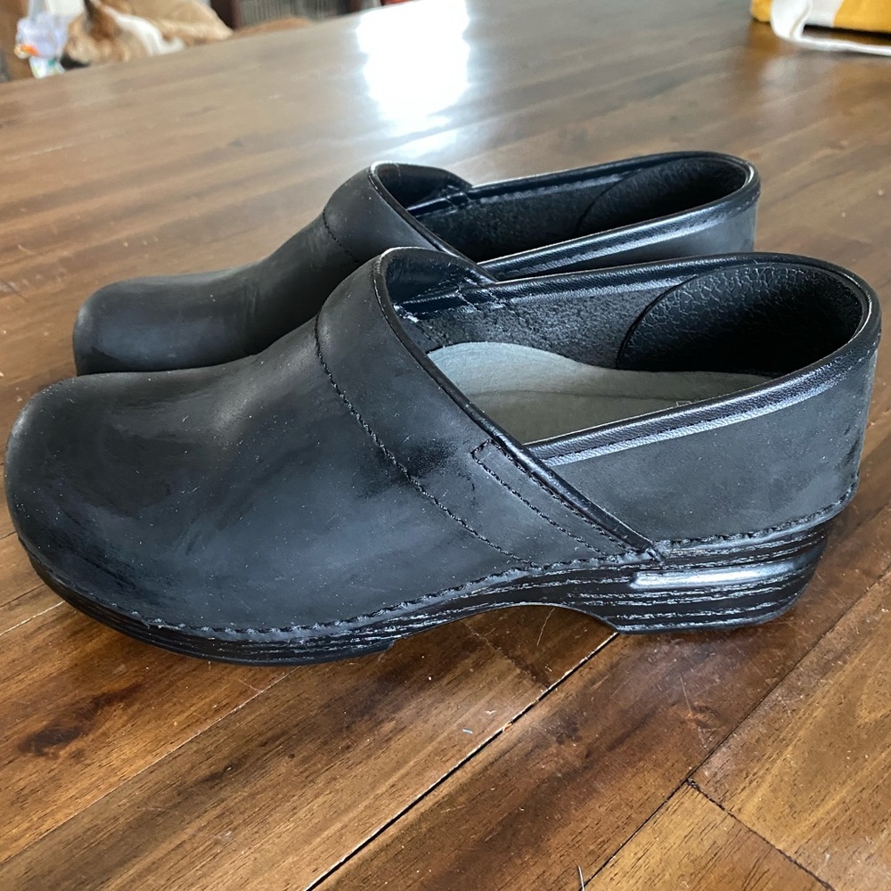 Dansko black clogs